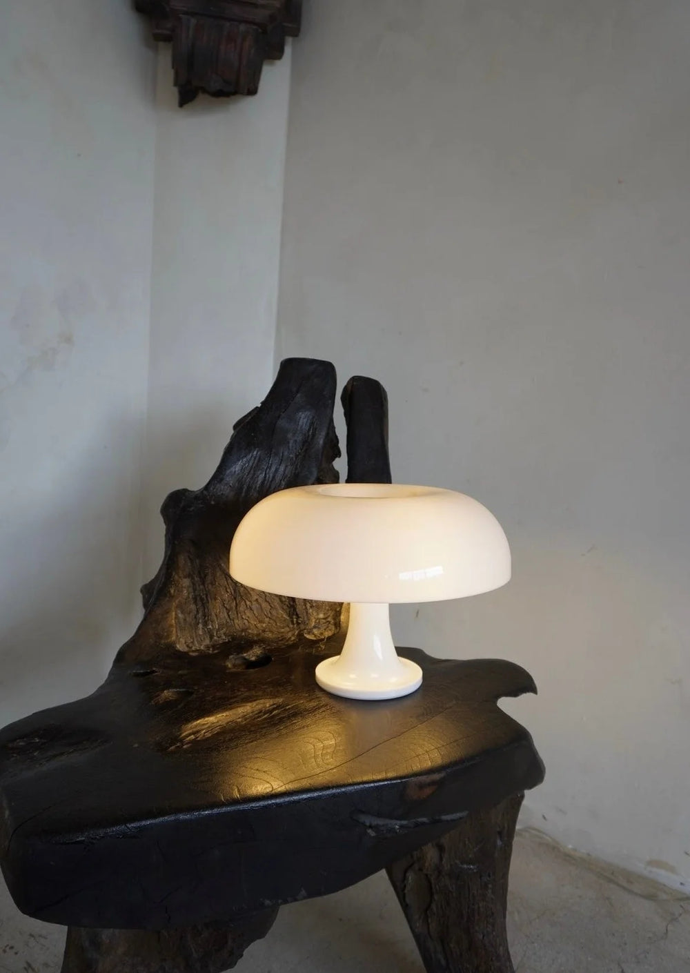 Lampe champignon vintage blanche "ORIGINAL"