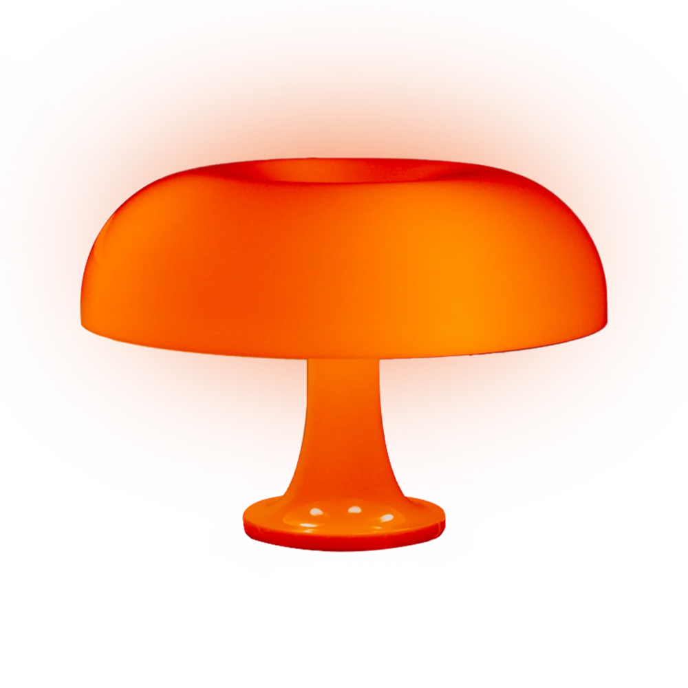 Lampe champignon vintage orange "ORIGINAL"