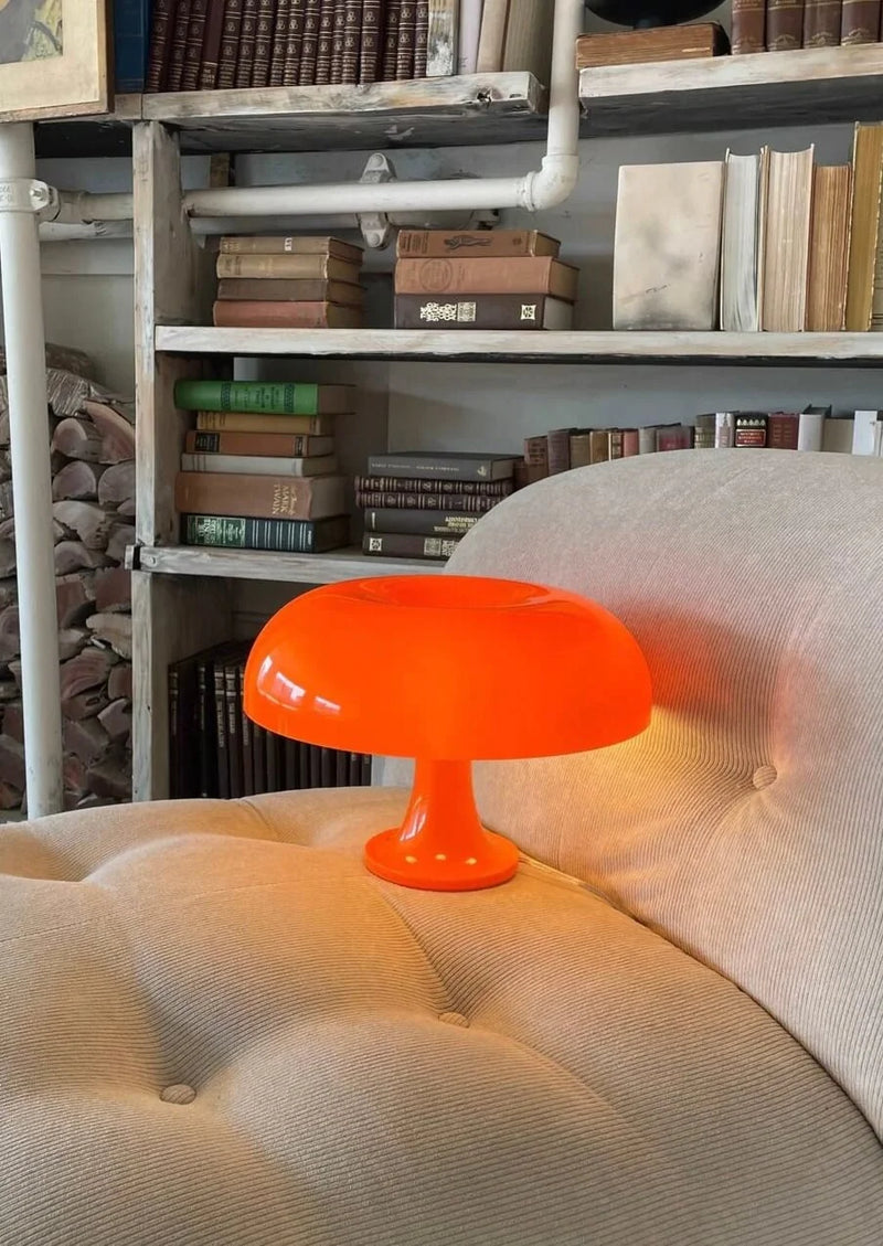 Lampe champignon vintage orange "ORIGINAL"